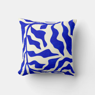 Indigo Elegance Throw Pillow