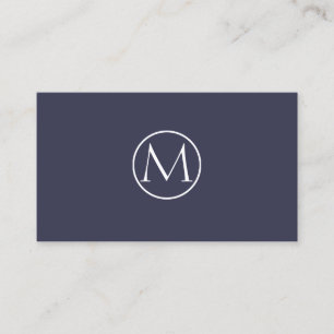 Indigo Elegant Business Card