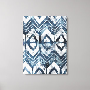 Indigo Extraction - Geometric Canvas Print