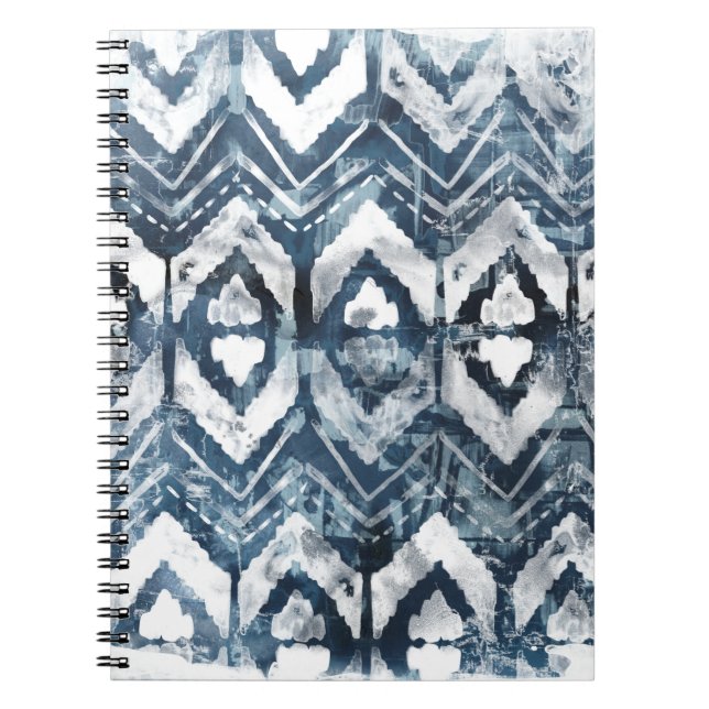Indigo Extraction - Geometric Notebook (Front)