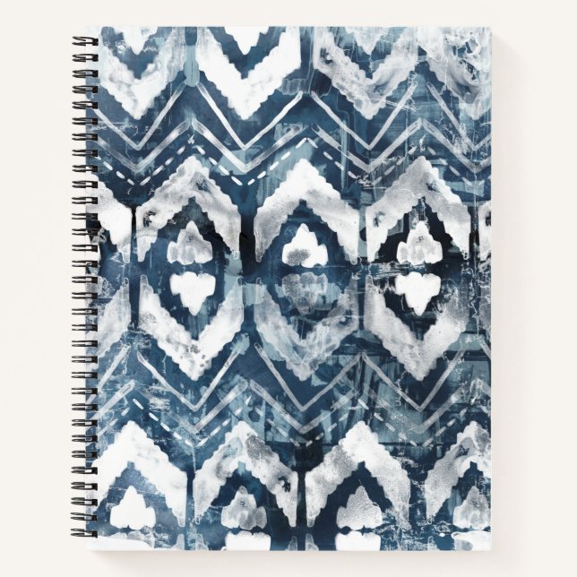 Indigo Extraction - Geometric Notebook (Front)