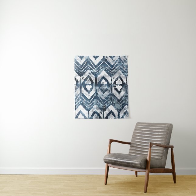 Indigo Extraction - Geometric Tapestry (In Situ)