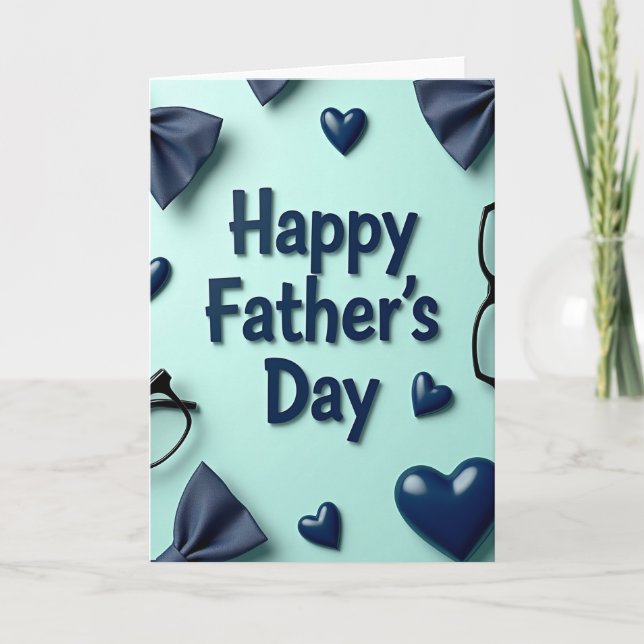 Indigo Fathers Day Card (Front)