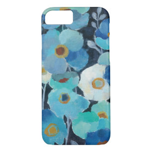 Indigo Flowers Case-Mate iPhone Case
