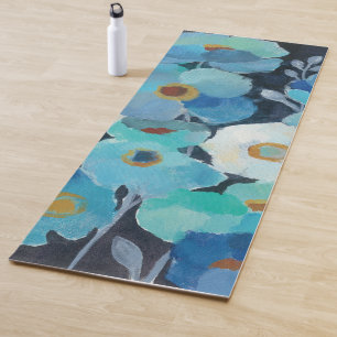 Indigo Flowers Yoga Mat