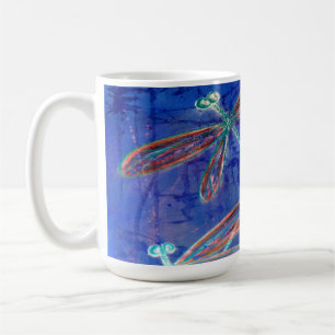 Indigo Haze Dragonfly Flit Coffee Mug