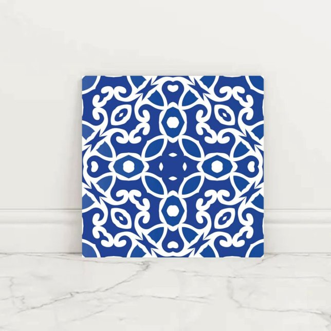 Indigo Heritage Classic Portuguese Geometric Tile (Creator Uploaded)