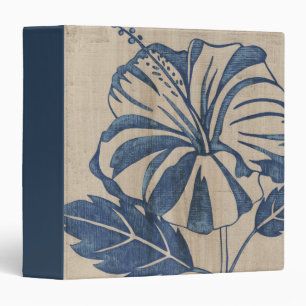 Indigo Hibiscus Binder