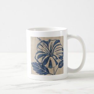 Indigo Hibiscus Coffee Mug