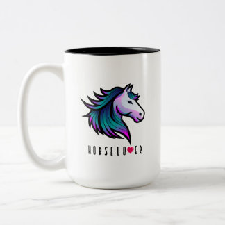 Indigo Horse Lover Mug Design