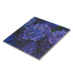 Indigo Hydrangea Dusk Decorative Ceramic Tile<br><div class="desc">Permanently capture the most breathtakingly lush and deeply romantic garden moment at its most magnificent and fleeting blue hour fired into every inch of a beautifully crafted ceramic surface that stops every single person who lays eyes on it completely and utterly in their tracks and fills them with the most...</div>
