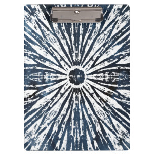Indigo Ink Radial Motif Clipboard