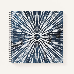 Indigo Ink Radial Motif Notebook