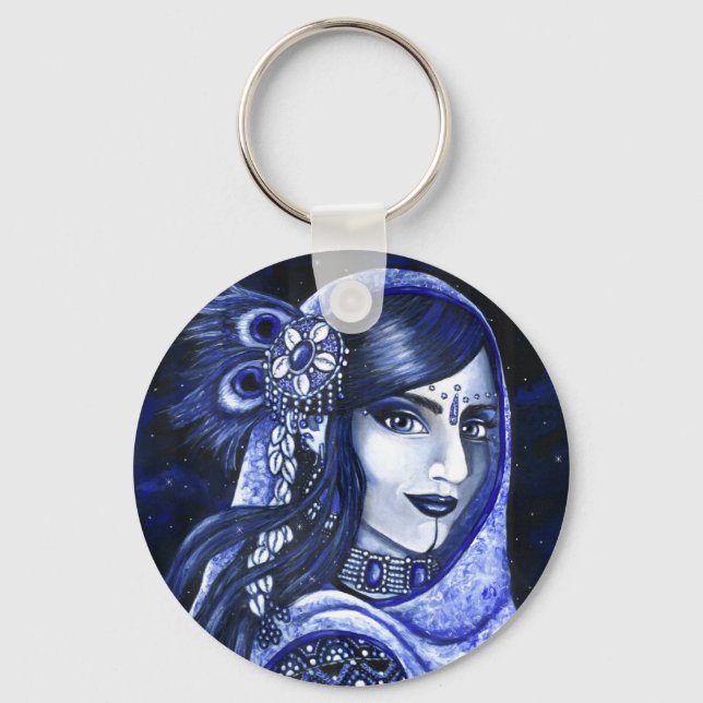 Indigo Keychain (Front)