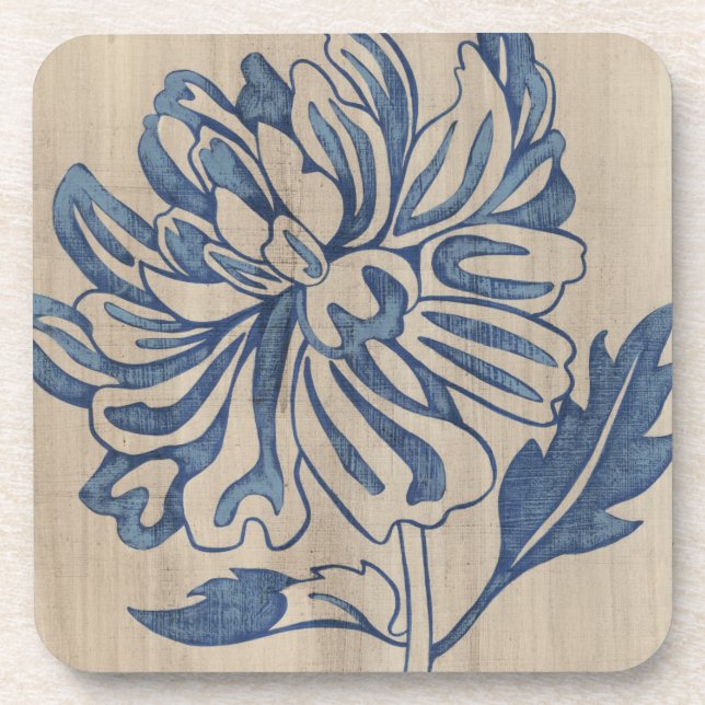 Indigo Mum Coaster (Front)