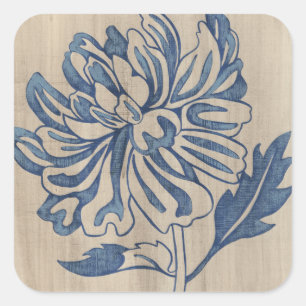 Indigo Mum Square Sticker