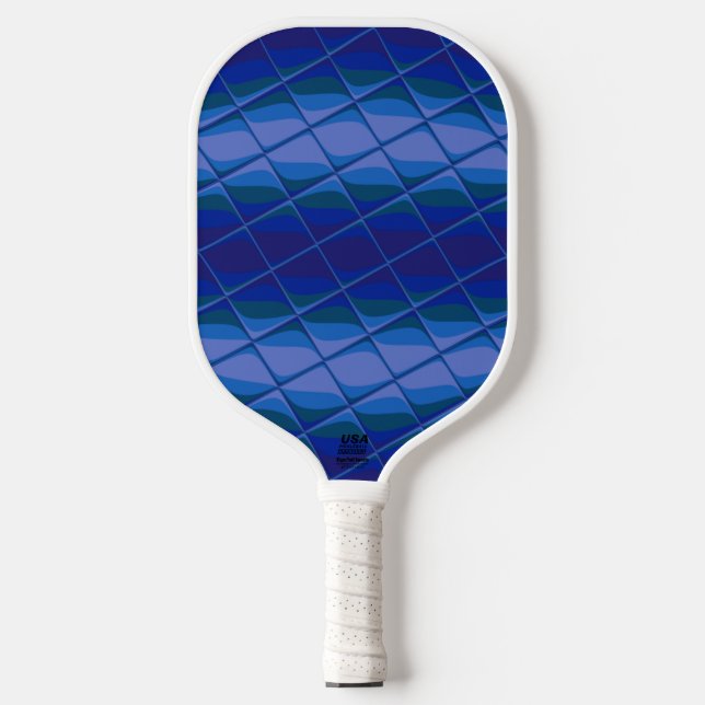 indigo palette pickleball paddle (Front)