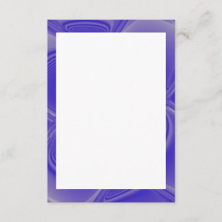 Indigo Petals Bordered Blank Invitation Template