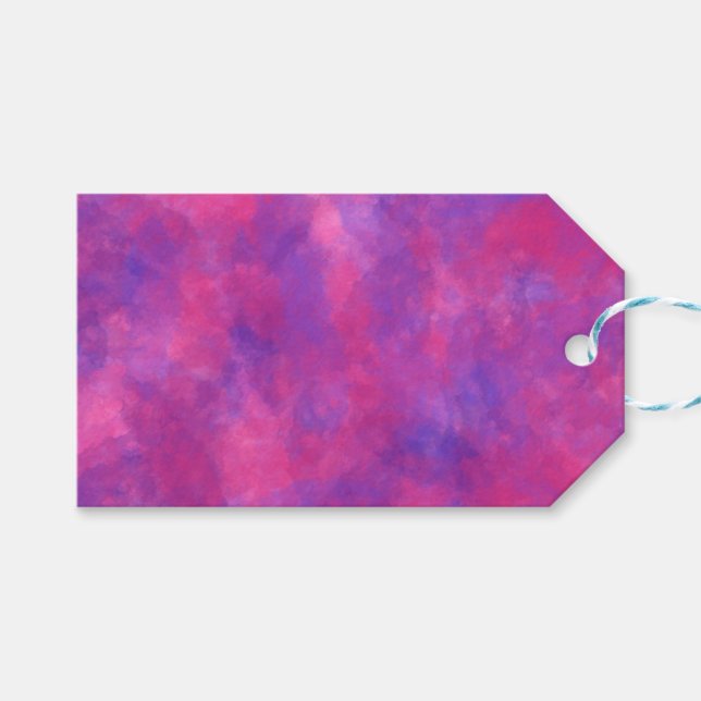Indigo & pink gift tags (Front (Horizontal))
