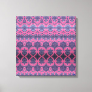 Indigo Pink II Stretched Canvas Print