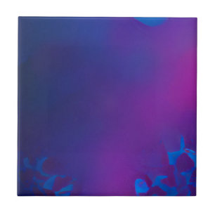 Indigo purple abstract art piece tile