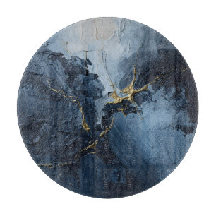 "Indigo Rhapsody" Cutting Board