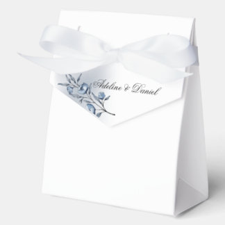 Indigo Romance Wedding Favor Boxes