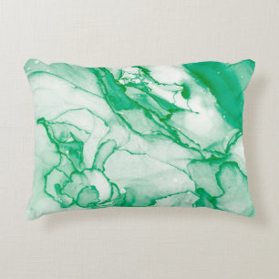 Indigo Round. Bohemian Tie Dye. Blue Roll Psychede Accent Pillow
