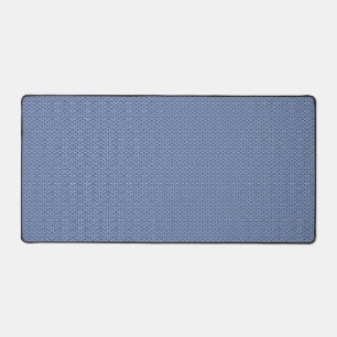 Indigo Seigaiha pattern Desk Mat