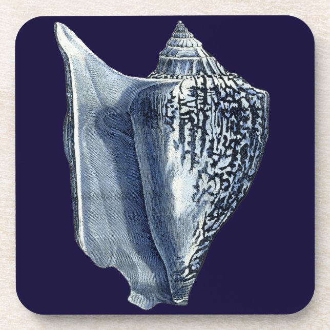 Indigo Shells I Coaster (Front)