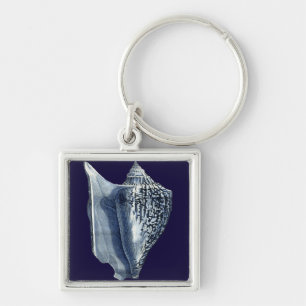 Indigo Shells I Keychain