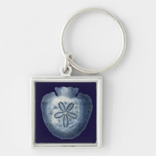 Indigo Shells III Keychain