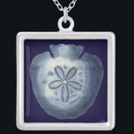Indigo Shells III Silver Plated Necklace<br><div class="desc">Marine Life</div>