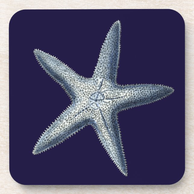 Indigo Shells IV Coaster (Front)