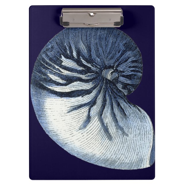 Indigo Shells VII Clipboard (Front)