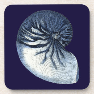 Indigo Shells VII Coaster