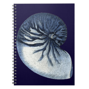 Indigo Shells VII Notebook