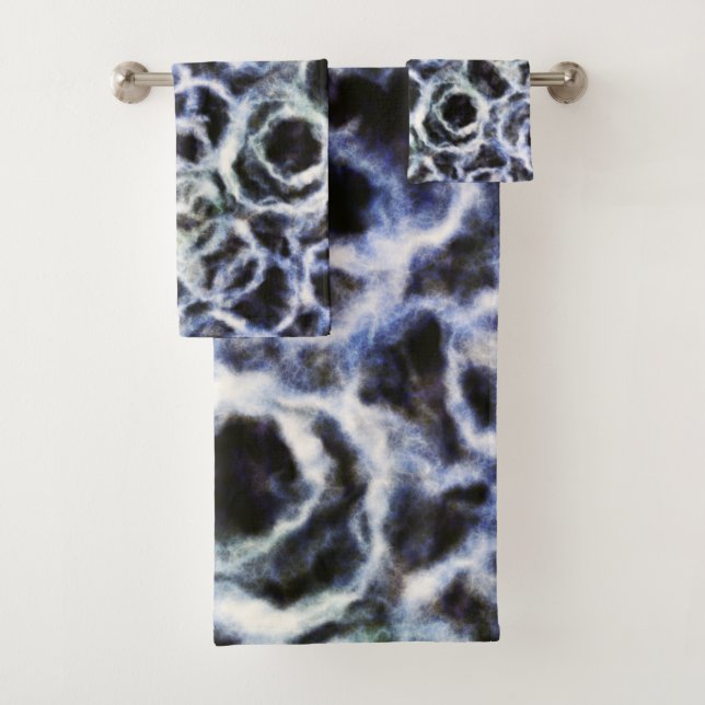 indigo shibori recyclé : (En situation)