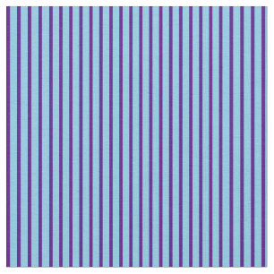 Indigo & Sky Blue Stripes/Lines Pattern Fabric