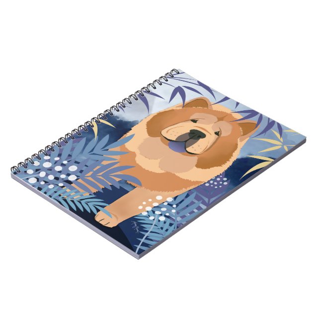 INDIGO smooth chow notebook (Left Side)