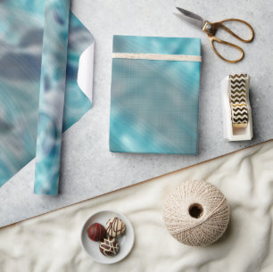 Indigo Splash drops Wrapping Paper
