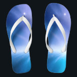 Indigo Starlight Background  Flip Flops<br><div class="desc">Indigo Starlight Background</div>