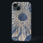 Indigo Sunflower iPhone 13 Case<br><div class="desc">Floral</div>