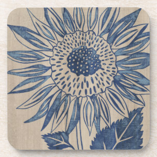 Indigo Sunflower Coaster