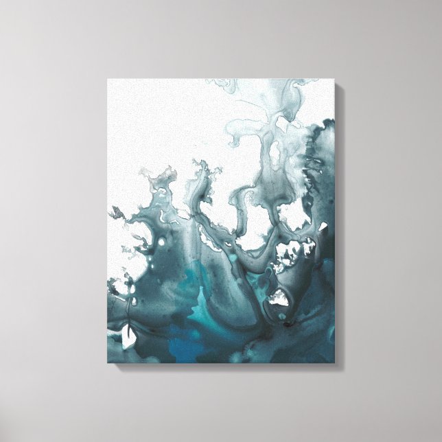 Indigo Tempest Canvas Print (Front)