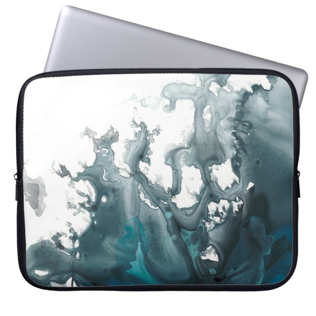 Indigo Tempest Laptop Sleeve (Front)