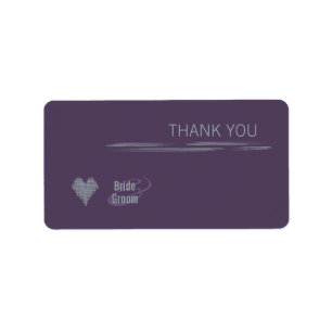 Indigo Thank You Gift Sticker
