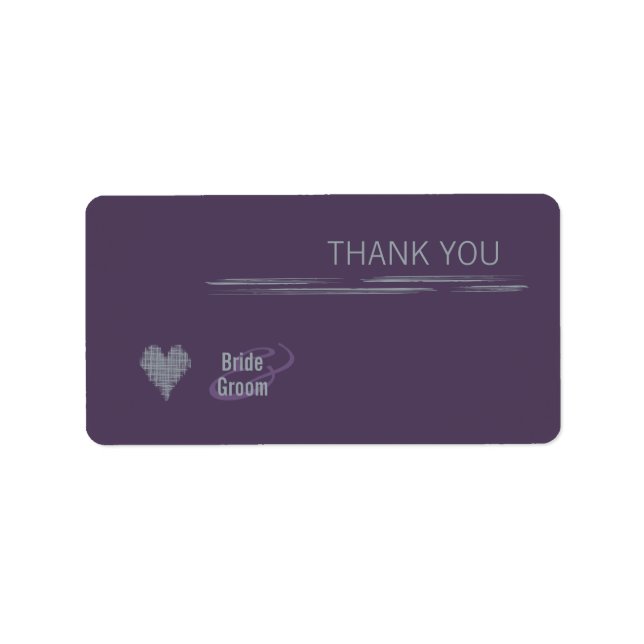 Indigo Thank You Gift Sticker (Front)