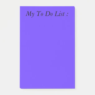 Indigo To Do List Post-it Notes