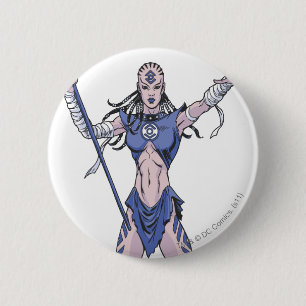 Indigo Tribe 4 2 Inch Round Button